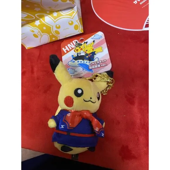 Pikachu CA Pokemon Haneda Airport Japan Exclusive Plush toy New with  Tag/bag HND